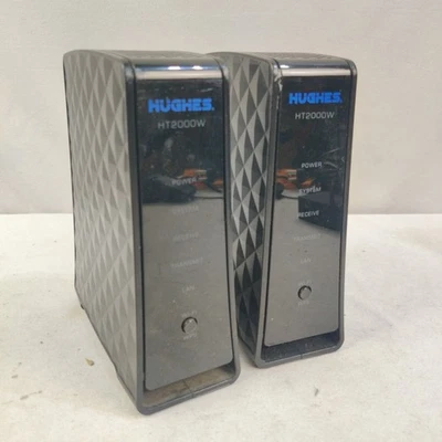 LOT OF 2 Hughes Net HT2000W Modem - NO POWER CORD INCLUDED  - Image 1 of 2