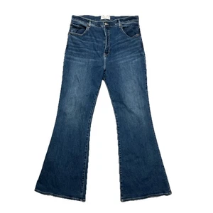 Abercrombie & Fitch The Vintage Flare High Rise Curve Love Gr. 33 Blue Wash - Bild 1 von 11