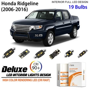 Kit de luces interiores LED para Honda Ridgeline 2006-2016 actualización de bombillas blancas - Imagen 1 de 8