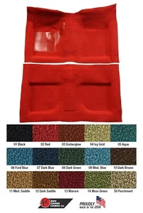 Alfombra Mustang moldeada 2 piezas estilo original en bucle 1965 1966 1967 1968 - ACC - Imagen 1 de 17