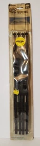 1988 Rally Style Windshield Euro Twin Wipers BLACK Euro 16” Retro Vintage NOS - Picture 1 of 8