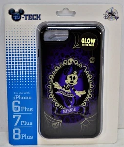 Disney Halloween Minnie Glow In Dark Apple Iphone 6S/7/8 Plus Cellphone Case NEW - Picture 1 of 3