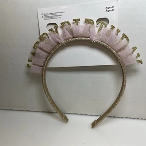 Happy Birthday headband Head Band Kids Girl Party Headband - Picture 1 of 3