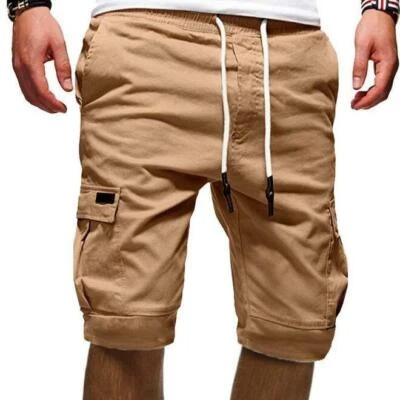 Summer Men's Casual Shorts Baggy Sport Jogger Sweat Cargo Pants Trousers - Image 1 of 4