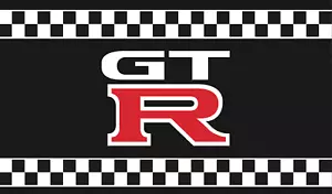 NISSAN GTR Automotive flag/banner 150cm x 90cm BRAND NEW - Picture 1 of 4