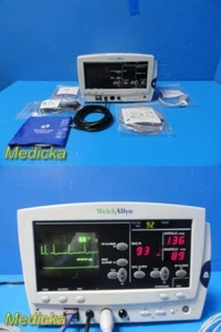 Welch Allyn 6200 Series Patient Monitor W/ ECG,SpO2,NBP Leads & Printer ~ 35058 - Picture 1 of 21