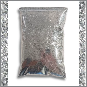 1/2 lb Chrome Silver .015" Metal Flake Medium Paint Additive, Mirror Shine 227g - Picture 1 of 6