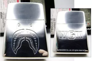A Bathing Ape WGM Double Sides Engraved Zippo 2014 Mint Rare - Picture 1 of 10