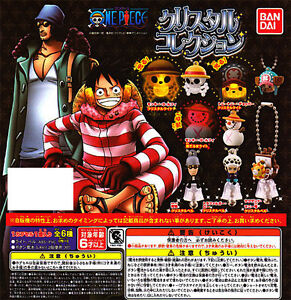 *Official* One Piece Crystal Collection Figurine Key Chain Aokiji (Gashapon)