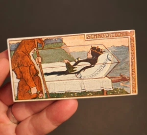 1898 Stollwerck Fairytales Card Snow White Pre Disney Album 2 - Picture 1 of 3