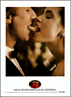 1990 Man woman cookie kiss Brown-Haley Almond Roca vintage photo Print Ad ads36