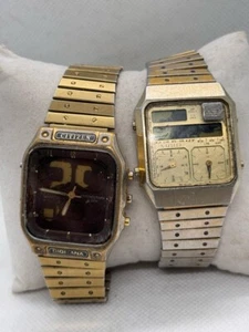 2 Citizen Digi-Ana Uhren für Teile oder Reparatur Ref. 30-5049 & 30-0268 - Bild 1 von 20