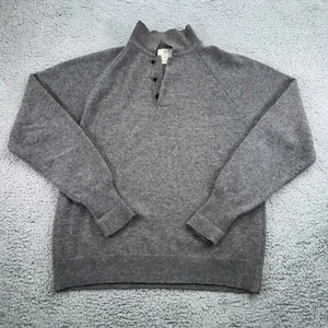 Vintage Lord Jeff Sweater Mens Extra Large Big Fellow Polo 100% Lambswool USA - Picture 1 of 11