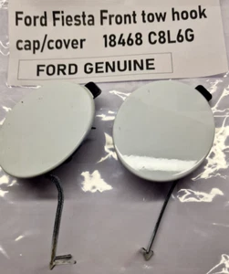 FORD FIESTA FRONT TOW HOOK COVER 18468 C8L6G GENUINE (FOR/81) - Picture 1 of 7