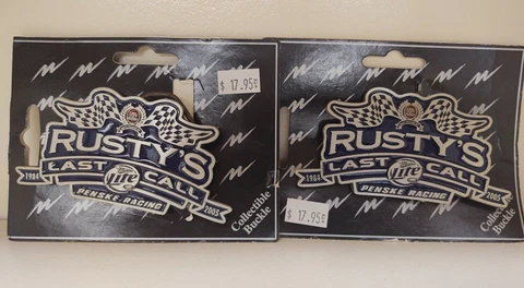 Rusty Wallace Last Call Belt Buckle 1984 - 2005 NASCAR Cover