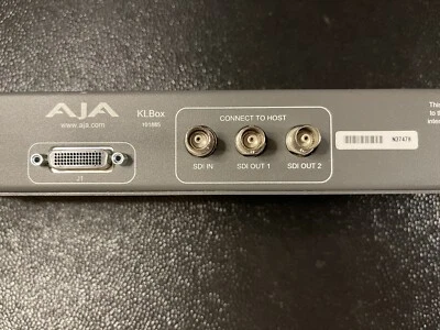 AJA KL Box KLBox 101885 Video Editing External Breakout Box - Image 1 of 4