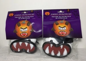 Halloween Kürbis Dekoration Kit, Menge 2 enthält 6 Schaumstoff Teile. Neu - Bild 1 von 3