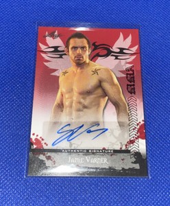 2010 Leaf MMA Autographs Red Card #AUJV1 Jamie Varner ufc