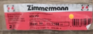 2x zimmermann 610118800 Discos de Freno Delanteros Ø260 MM para Volvo 440 ,460 , - Imagen 1 de 2