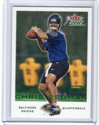 CHRIS REDMAN 2000 Fleer Focus DRAFT POSITION ROOKIE CARD #190/313 - RAVENS Foto 1 de 2