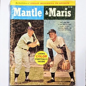 1961 MICKEY MANTLE & ROGER MARIS GROSSE MOMENTE IM SPORT MLB BASEBALL-MAGAZIN  - Bild 1 von 2
