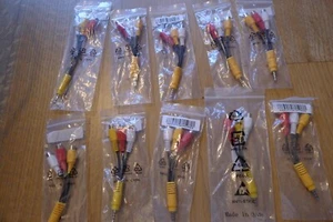 LOT OF 10 3.5mm Mini AV Male to 3RCA Female - Picture 1 of 2