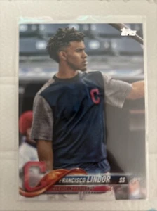 2018 Topps Francisco Lindor Variation No Helmet - #10 - Picture 1 of 2
