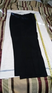 Pantalones Plisados Para Hombre 40x30 Pantalones de Vestir Calce Recto Negros Negocios Informales - Imagen 1 de 8