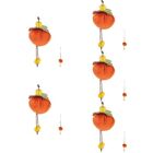  Set of 5 Decorative Blessing Bags Amulet Decors Chinese Traditional