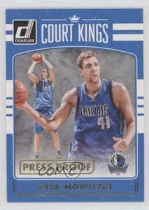 2016-17 Panini Donruss Court Kings Press Proof Dirk Nowitzki #4 HOF