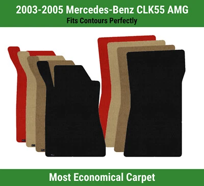 Alfombrillas de primera fila Lloyd Velourtex para Mercedes-Benz CLK55 AMG 2003-2005  Foto 1 de 4