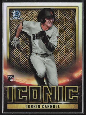 2023 Bowman Chrome Corbin Carroll BI-18 RC Iconic | Arizona Diamondbacks - Image 1 of 2