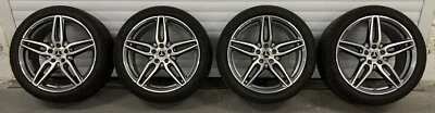 4 Mercedes E-Klasse W213 C238 Sommerreifen original AMG Alufelgen 245/40 R19 98Y - Bild 1 von 4