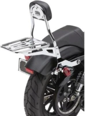 Respaldo desmontable Cobra HD SPORTSTER cromado redondo 602-2005 63-1252 1501-0561 Foto 1 de 4