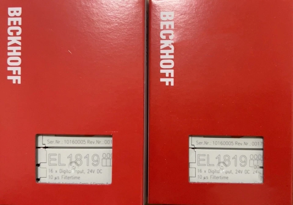 BECKHOFF EL1819 Programmable Logic Controller Module Brand air transport - Image 1 of 1