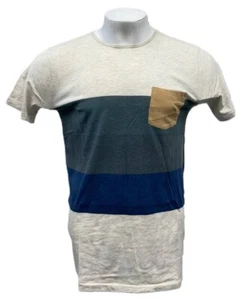 Zanerobe Men's Gray 100% Cotton Short Sleeve Round Neck T-Shirt Size M NWD NEW - Picture 1 of 3