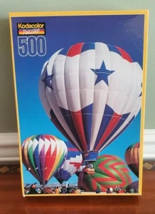 KODACOLOR 500 PIECE "BALLOONING" ROSE ART JIGSAW PUZZLE- NEW SEALED BOX - Picture 1 of 5