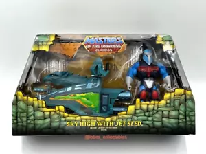 MASTERS OF THE UNIVERSE CLASSICS SKY HIGH WITH JET SLED MOTU 2013 MATTEL - Picture 1 of 14