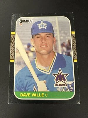 1987 Donruss #610 Dave Valle - Image 1 of 2