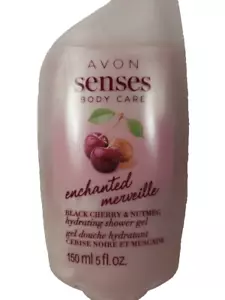 AVON SENSES BODY CARE Enchanted Merveille BLACK CHERRY & NUTMEG SHOWER GEL - Picture 1 of 12