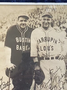 Bustin' Babe's and Larrupin Lou's No 9 MLB 1993 First Edition Autographed Print - Picture 1 of 8