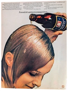 Whitbread Beer Ale Woman Washing Hair 1969 Illus London News PRINT AD 10.5x14" - Picture 1 of 1