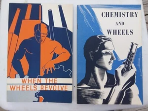 Lote de 5 folletos de colección de la década de 1940 de General Motors publicidad automóvil historia automotriz - Imagen 1 de 10