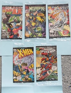FACTORY SEALED 1994 MARVEL HEROES MINI COMICS DRAKE'S 5 COMIC BOOK SET - Picture 1 of 2