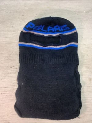 Polaris Knit Ski Mask Black & Blue Fast Shipping Warm Winter Riding Equipment Foto 1 de 4