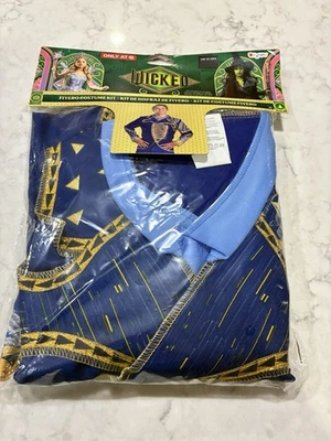 Wicked Fiyero 成人服装夹克配件套装海军蓝万圣节男式 1 码 — 第 1/2 张图片