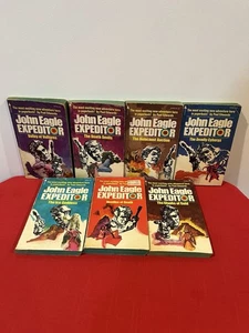 Lot Of 7 John Eagle Expeditor Paperbacks By Paul Edwards - Bild 1 von 4