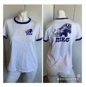 The Nike Tee *RETRO* Bus Damen Gr. Medium weiß Ringer T-Shirt - Bild 1 von 4