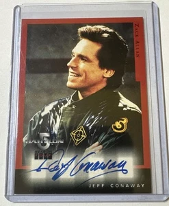 1998 SkyBox Babylon 5 Season 4 Auto Jeff Conaway #A2 Grease/Taxi Star - Picture 1 of 3