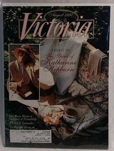 Victoria Magazine August 1991 – Katharine Hepburn Tribute(b-5-L) - Picture 1 of 2